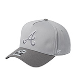 Бейсболка 47 BRAND арт. BCPTN-MDTTC01GWP-GY06 Atlanta Braves MLB (серый)