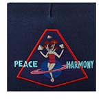 Бейсболка DJINNS арт. HFT Cap Peace and Harmony (темно-синий)