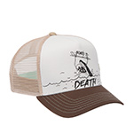 Бейсболка COASTAL арт. HFT Board To Death (коричневый / белый)