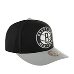 Бейсболка MITCHELL NESS арт. 6HSSSH21399-BNEBKGY Brooklyn Nets NBA (черный / серый)