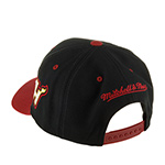 Бейсболка MITCHELL NESS арт. HHSS7310-MHEYYPPPBLCK Miami Heat NBA (черный / красный)