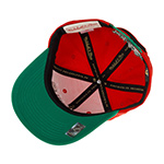 Бейсболка MITCHELL NESS арт. HHSS6643-NJDYYPPPRED1 New Jersey Devils NHL (красный / зеленый)