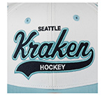 Бейсболка MITCHELL NESS арт. HHSS7286-SKRYYPPPWHIT Seattle Kraken NHL (голубой / белый)