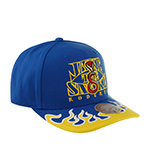 Бейсболка MITCHELL NESS арт. HP8264-TTTBLUE Jake The Snake WWE (синий / желтый)