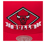 Бейсболка MITCHELL NESS арт. HS9657-CBURED1 Chicago Bulls NBA (красный)