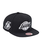 Бейсболка MITCHELL NESS арт. HS8547-LALBLCK Los Angeles Lakers NBA (черный)