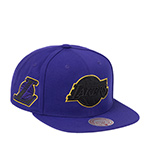 Бейсболка MITCHELL NESS арт. HS9626-LALPURP Los Angeles Lakers NBA (фиолетовый)