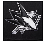 Бейсболка MITCHELL NESS арт. HS8546-SJSBLCK San Jose Sharks NHL (черный)