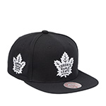 Бейсболка MITCHELL NESS арт. HS8546-TMLBLCK Toronto Maple Leafs NHL (черный)