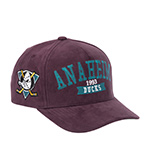 Бейсболка MITCHELL NESS арт. HP9766-ADUPURP Anaheim Ducks NHL (сливовый)