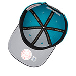Бейсболка MITCHELL NESS арт. HP10041-CHOTEAL Charlotte Hornets NBA (бирюзовый / черный)