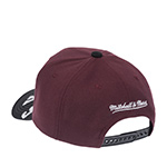 Бейсболка MITCHELL NESS арт. HP10366-ADUPURP Anaheim Ducks NHL (бордовый / черный)