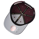 Бейсболка MITCHELL NESS арт. HP10366-ADUPURP Anaheim Ducks NHL (бордовый / черный)