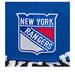 Бейсболка MITCHELL NESS арт. HP10367-NYABLUE New York Rangers NHL (синий / черный)