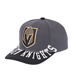 Бейсболка MITCHELL NESS арт. HP10367-VGKGREY Vegas Golden Knights NHL (темно-серый / черный)