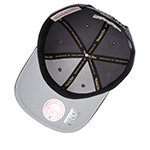 Бейсболка MITCHELL NESS арт. HP10367-VGKGREY Vegas Golden Knights NHL (темно-серый / черный)
