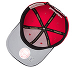Бейсболка MITCHELL NESS арт. HP10368-CBURED1 Chicago Bulls NBA (красный / черный)