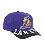 Бейсболка MITCHELL NESS арт. HP10368-LALPURP Los Angeles Lakers NBA (фиолетовый / черный)