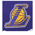 Бейсболка MITCHELL NESS арт. HP10368-LALPURP Los Angeles Lakers NBA (фиолетовый / черный)