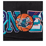 Бейсболка MITCHELL NESS арт. HP10413-CHOBLCK Charlotte Hornets NBA (черный)