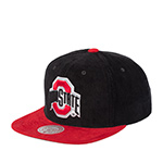 Бейсболка MITCHELL NESS арт. HS10401-OSTBLCK Ohio State NCAA (черный / красный)
