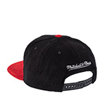 Бейсболка MITCHELL NESS арт. HS10401-OSTBLCK Ohio State NCAA (черный / красный)