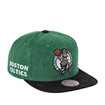 Бейсболка MITCHELL NESS арт. HS10402-BCEGREN Boston Celtics NBA (зеленый / черный)