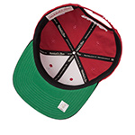 Бейсболка MITCHELL NESS арт. HS10402-CBURED1 Chicago Bulls NBA (красный / черный)
