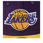 Бейсболка MITCHELL NESS арт. HS10402-LALPURP Los Angeles Lakers NBA (фиолетовый / желтый)