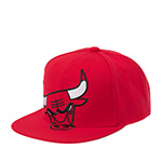 Бейсболка MITCHELL NESS арт. HS10521-CBURED1 Chicago Bulls NBA (красный)