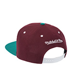 Бейсболка MITCHELL NESS арт. HS11181-ADUPURP Anaheim Ducks NHL (бордовый / бирюзовый)