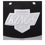 Бейсболка MITCHELL NESS арт. HS11181-LAKBLCK Los Angeles Kings NHL (черный / серый)
