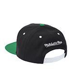 Бейсболка MITCHELL NESS арт. HS11183-BCEBLCK Boston Celtics NBA (черный / зеленый)