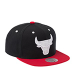 Бейсболка MITCHELL NESS арт. HS11183-CBUBLCK Chicago Bulls NBA (черный / красный)