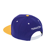Бейсболка MITCHELL NESS арт. HS11183-LALPURP Los Angeles Lakers NBA (фиолетовый / желтый)