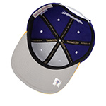 Бейсболка MITCHELL NESS арт. HS11183-LALPURP Los Angeles Lakers NBA (фиолетовый / желтый)