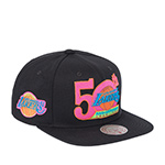 Бейсболка MITCHELL NESS арт. HS11472-LALBLCK Los Angeles Lakers NBA (черный)