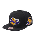 Бейсболка MITCHELL NESS арт. HS11485-LALBLCK Los Angeles Lakers NBA (черный)