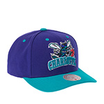Бейсболка MITCHELL NESS арт. HP8763-CHOPURP Charlotte Hornets NBA (фиолетовый / бирюзовый)