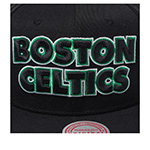 Бейсболка MITCHELL NESS арт. HHSS5469-BCEYYPPPBLCK Boston Celtics NBA (черный)