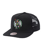 Бейсболка MITCHELL NESS арт. HHSS7632-BCEYYPPPBLCK Boston Celtics NBA (черный)