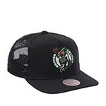 Бейсболка MITCHELL NESS арт. HHSS7632-BCEYYPPPBLCK Boston Celtics NBA (черный)