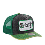 Бейсболка MITCHELL NESS арт. HT14012-BCEBLCK Boston Celtics NBA (черный / зеленый)