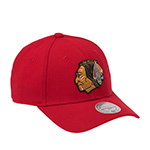 Бейсболка MITCHELL NESS арт. EU246-CHIBLA-RED Chicago Blackhawks NHL  (красный)