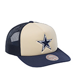 Бейсболка MITCHELL NESS арт. HT12896-DCOCREA Dallas Cowboys NFL (кремовый / синий)