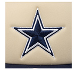 Бейсболка MITCHELL NESS арт. HT12896-DCOCREA Dallas Cowboys NFL (кремовый / синий)