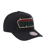 Бейсболка MITCHELL NESS арт. HP12822-MWIBLCK Minnesota Wild NHL (черный)