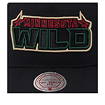 Бейсболка MITCHELL NESS арт. HP12822-MWIBLCK Minnesota Wild NHL (черный)