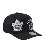 Бейсболка MITCHELL NESS арт. HP12863-TMLBLCK Toronto Maple Leafs NHL (черный)