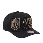 Бейсболка MITCHELL NESS арт. HP12863-VGKBLCK Vegas Golden Knights NHL (черный)